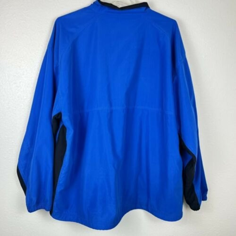 Men’s PGA Tour Large Full Zip Blue Windbreaker lightweight Golf Mesh Jacket - Picture 2 of 12
